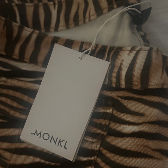Monki Pants - Monki Wild Stripe Trousers